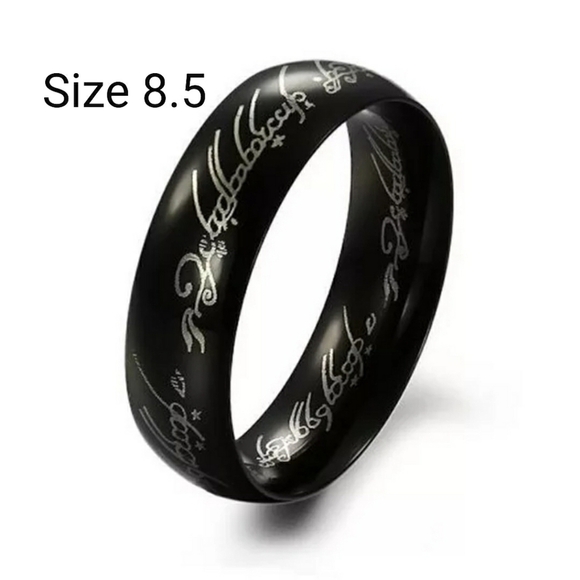 Lord Of The Rings Unisex The One Ring Size 8.5 - Picture 2 of 3